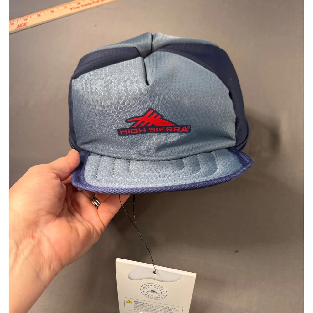 NWT High Sierra Baseball Hat Fun Lunch Kit Blue Honeycomb Insulated Bag NEW
